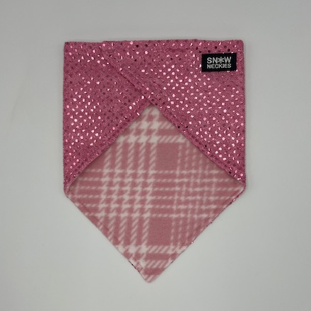 Light Pink Sparkle Bandana      