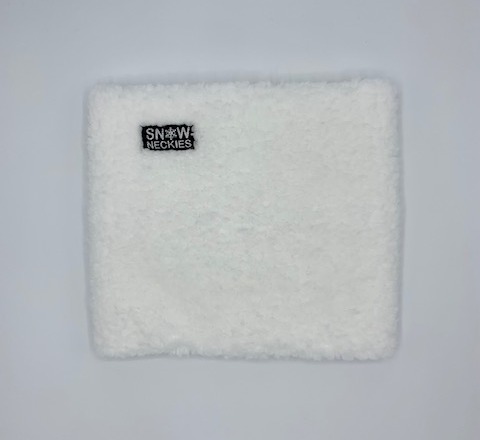 Sherpa Neckie - White