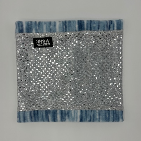 Silver Sparkle Circle Neckie    