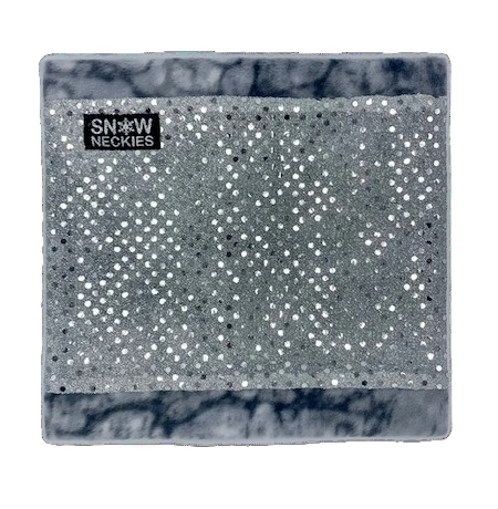 Silver Sparkle Circle Neckie  