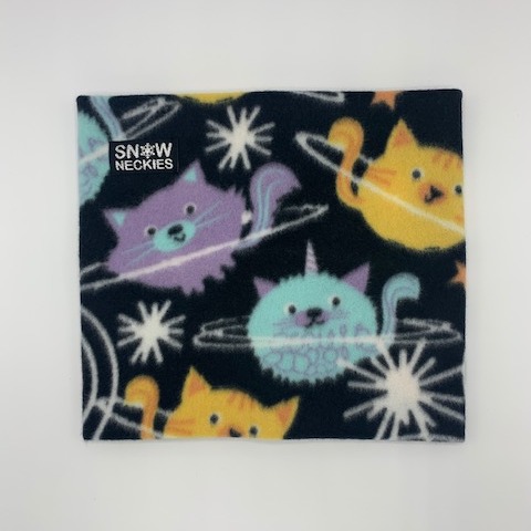 Space Cats Fleece Neckie