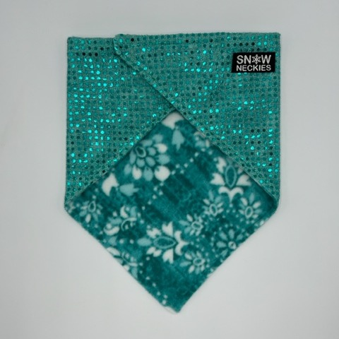 Mint Green Sparkle Bandana