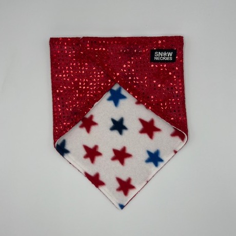 Red Sparkle Bandana