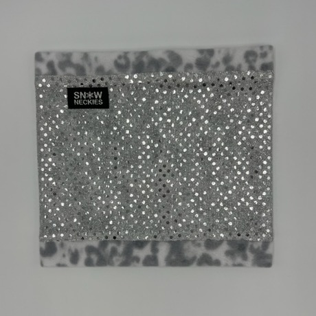 Silver Sparkle Circle Neckie     