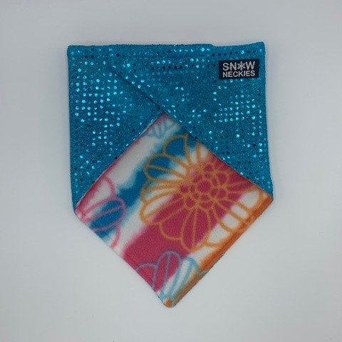 Turquoise Sparkle Bandana         