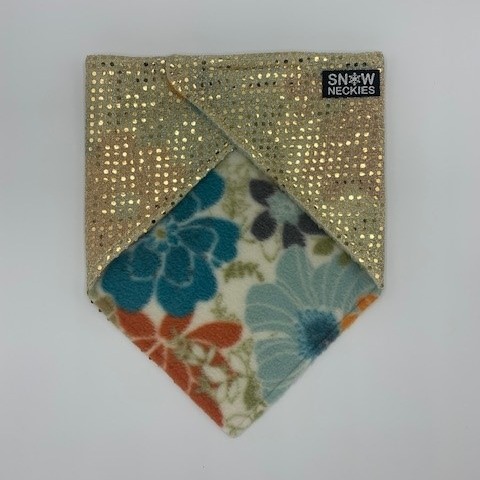 Gold Sparkle Bandana     